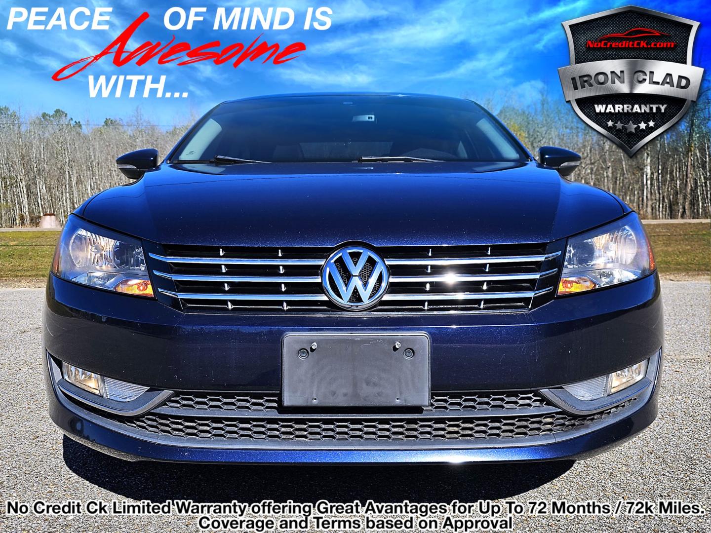 2012 Navy Blue Volkswagen Passat 2.0L TDI SE AT (1VWCN7A37CC) with an 2.0L L4 DIESEL engine, 6-Speed Automatic transmission, located at 18001 Kellogg Rd, Saucier, MS, 39574, (228) 832-1441, 39.421459, -76.641457 - Photo#3